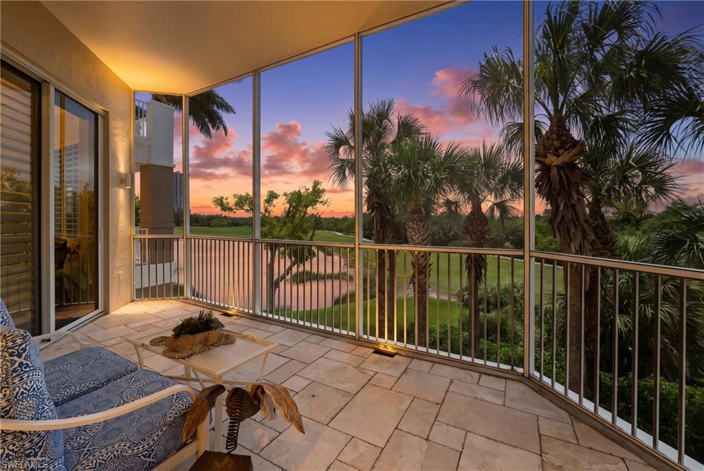 Screened Lanai/Balcony at Sunset