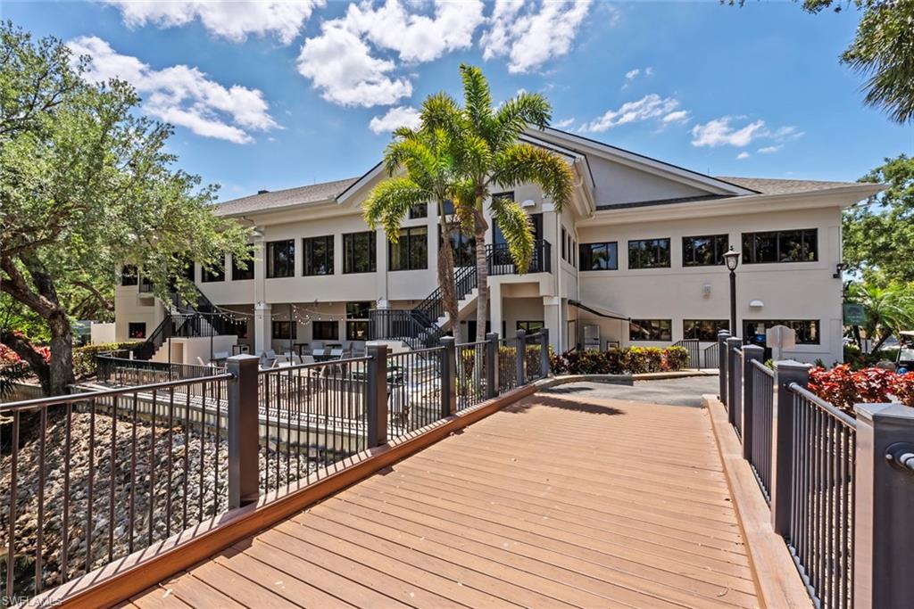Rear Photo of Clubhouse that is being totally renovated.  Was taken down to the studs.  Slated to be completed by mid-December 2026.