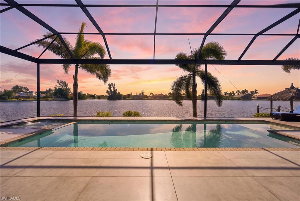 Sunrise pool view