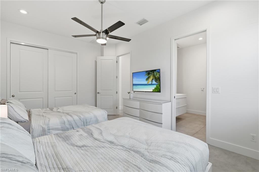 Guest bedroom with two queen beds