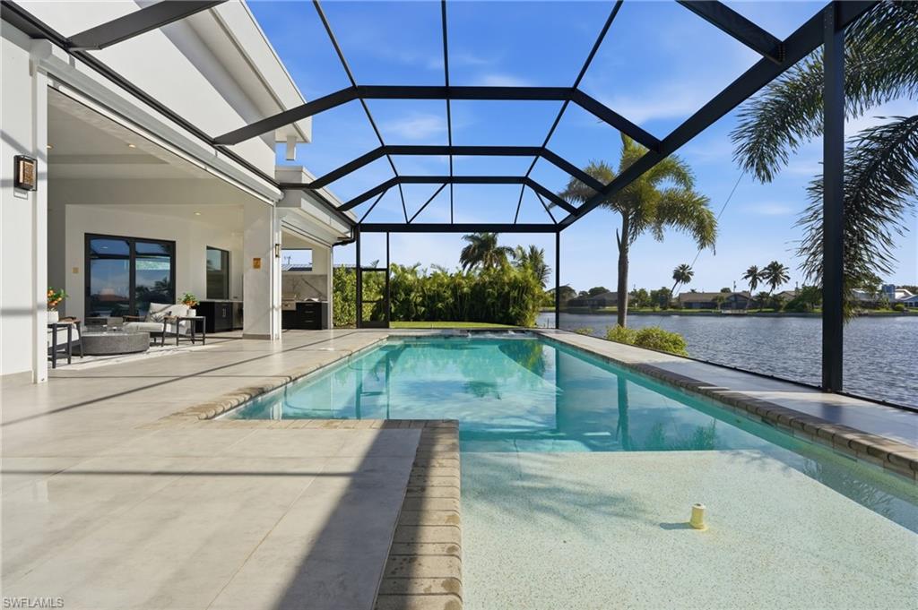 Long view of pool