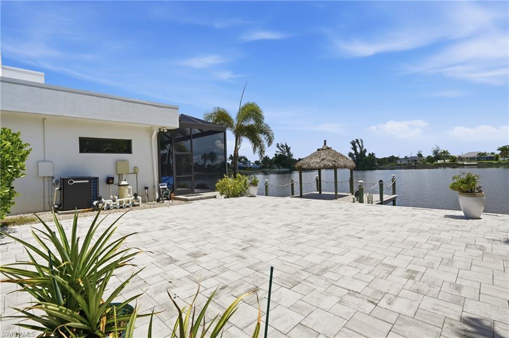 Uncovered patio for entertaining