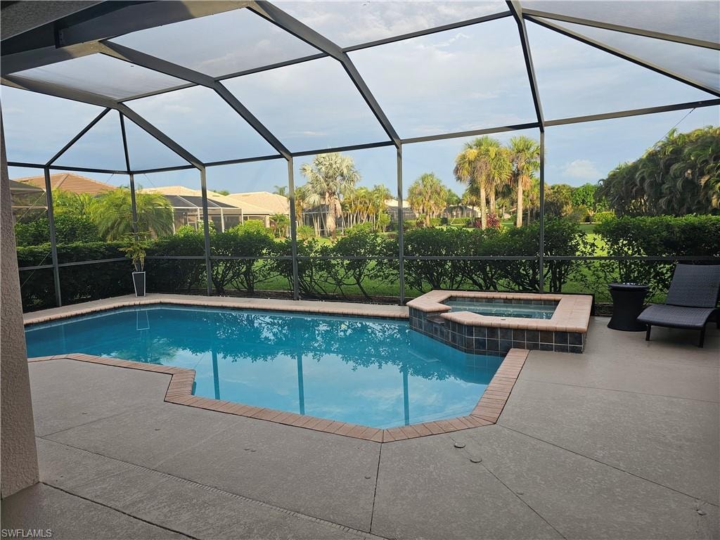 Private and tropical view from the lanai and pool area