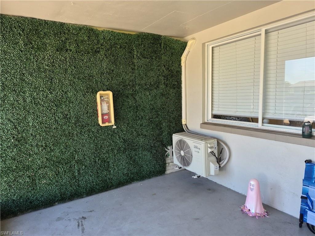 Right unit covered patio