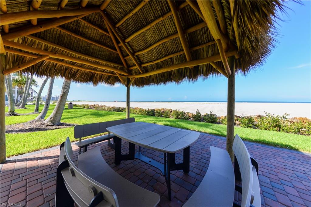 One of 3 Community Tiki/Patio Spots overlooking the Gulf Beach front ... Beautiful!!!