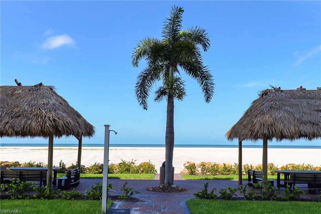 Shower off by the Tiki's behind the Community before heading in to relax