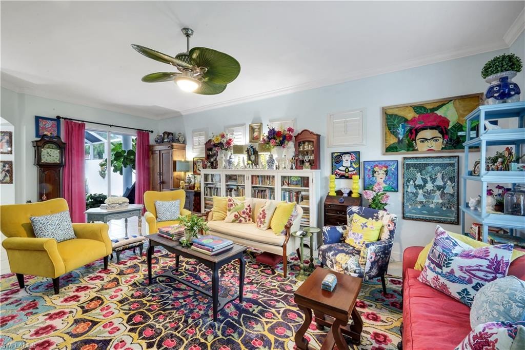 Crown molding, Tile Floors, Plantation Shutters