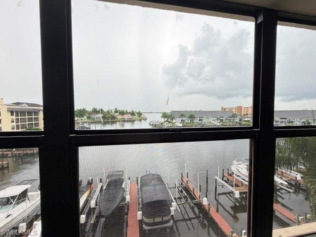 view from the den and lanai area