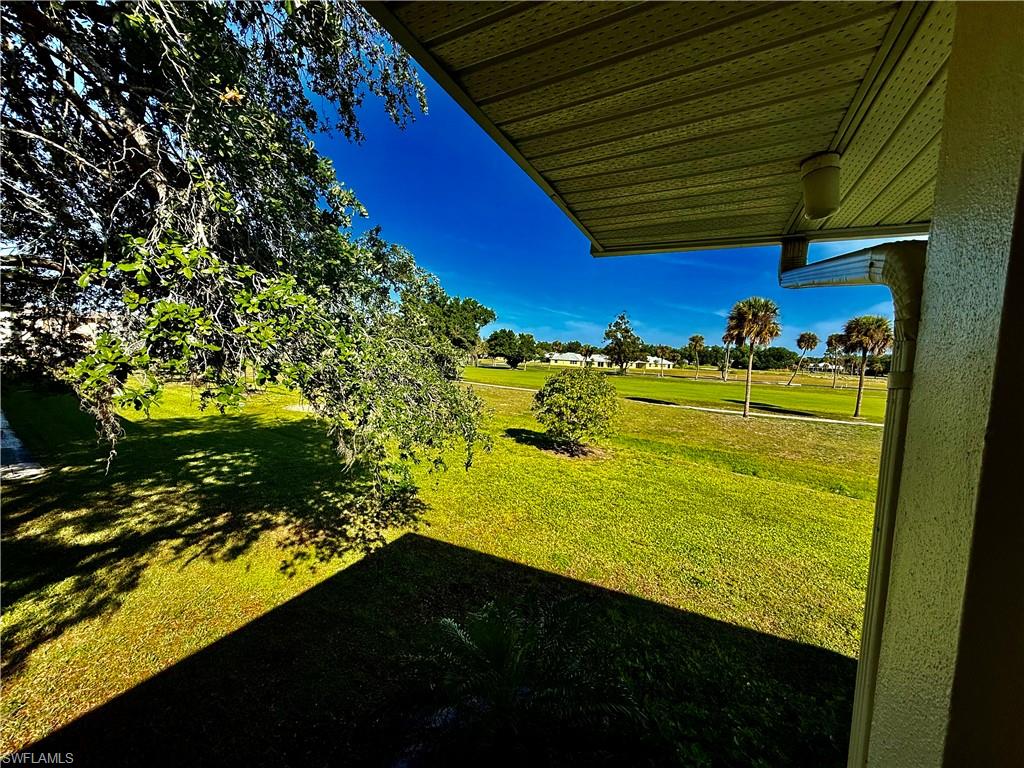 View from the back balcony.