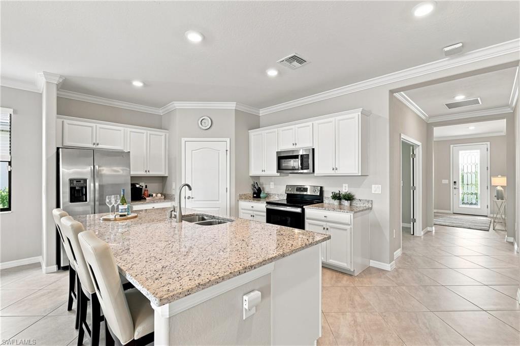 GE stainless steel appliances, including GE profile dishwasher