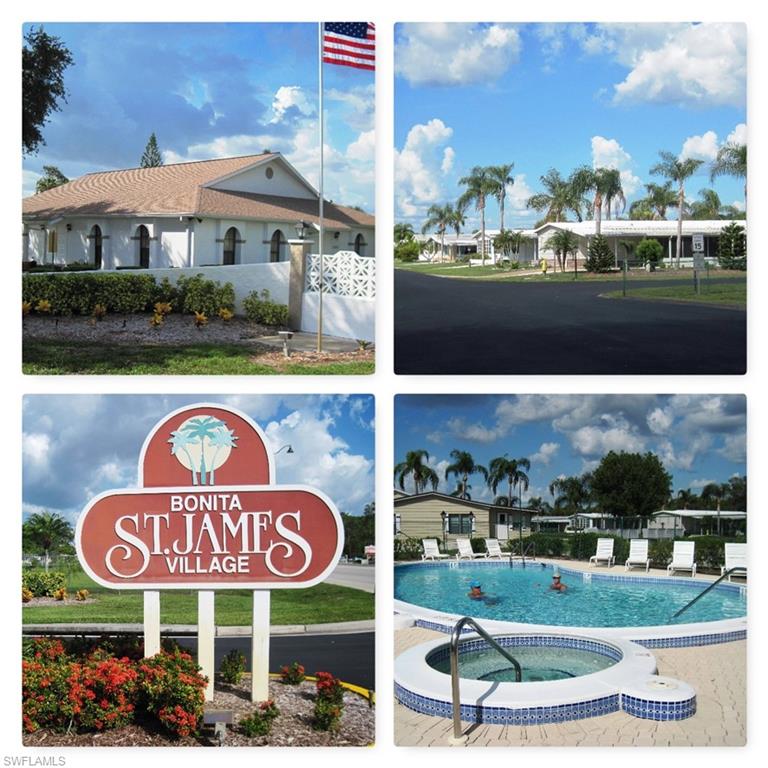 Bonita St James Village features clubhouse, pool, spa, bocci court, shuffleboard and more.