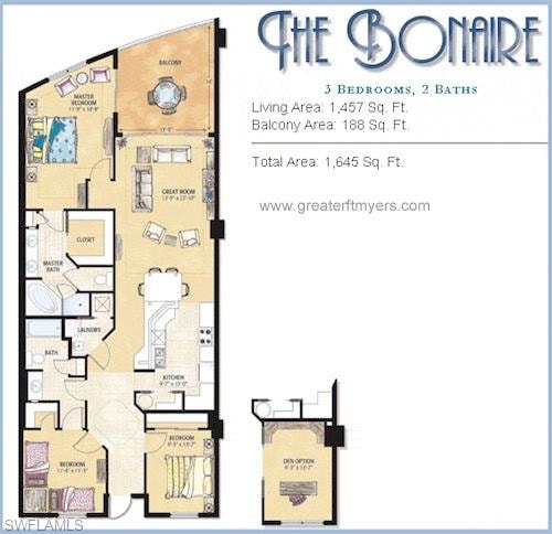 Floor plan w/ den option