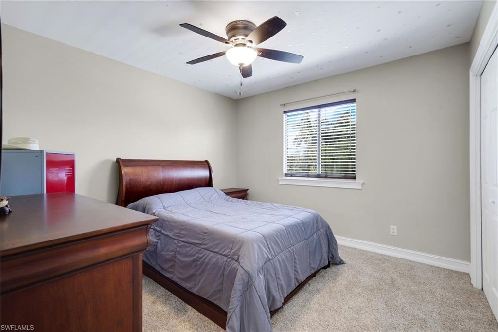 Neutral wall tones complemented by light-toned carpeting