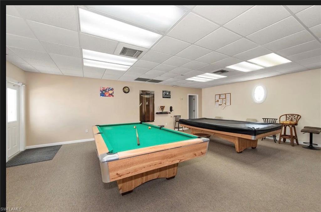 Pool table at Vlub house