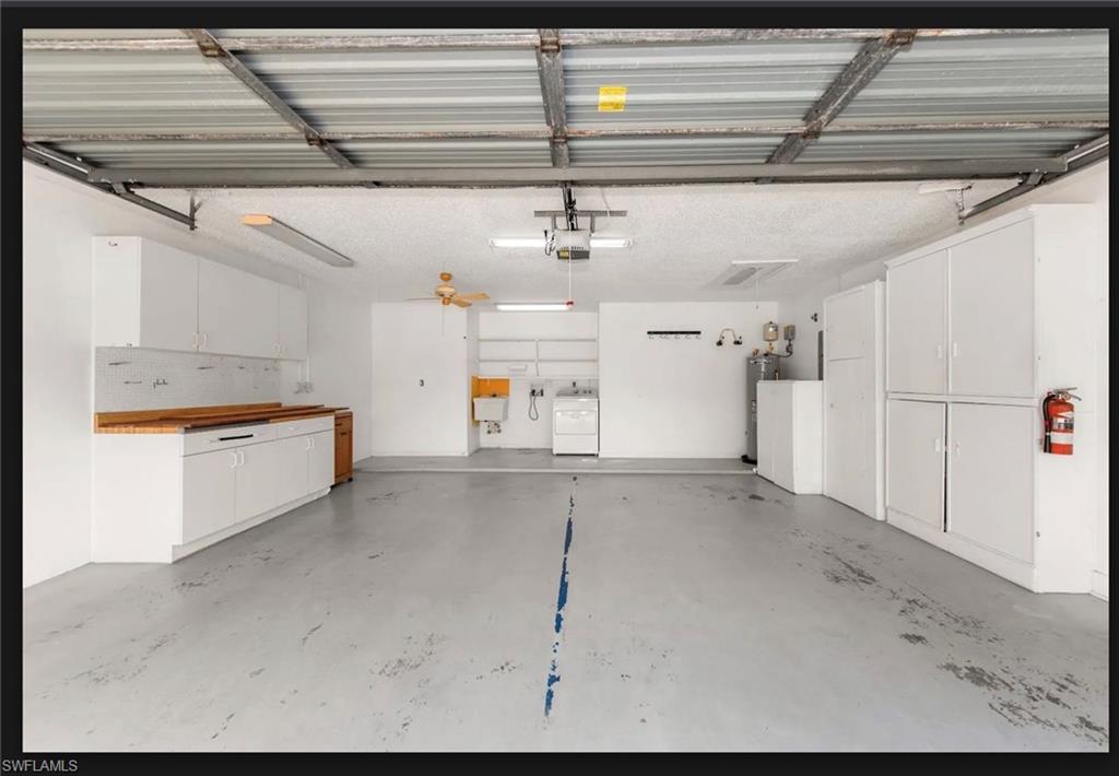 2car garage , multiple storage closets.
