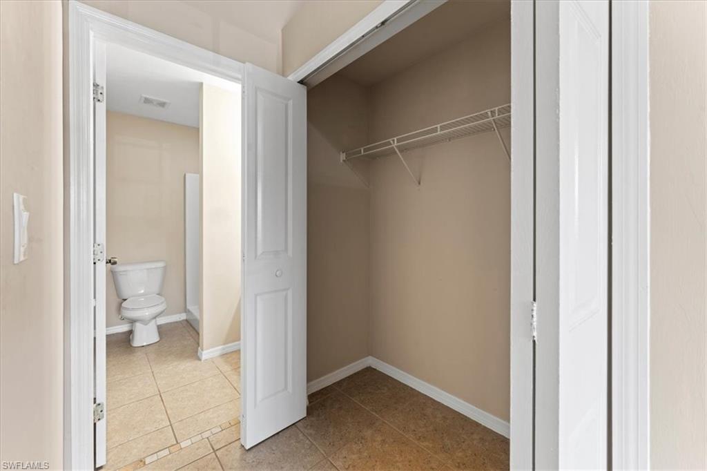 Closet with visible vents