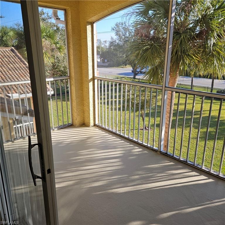 LANAI WITH LANDSCAPED VIEW