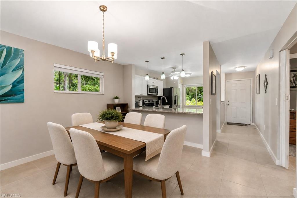 Virtually Staged Dining Area