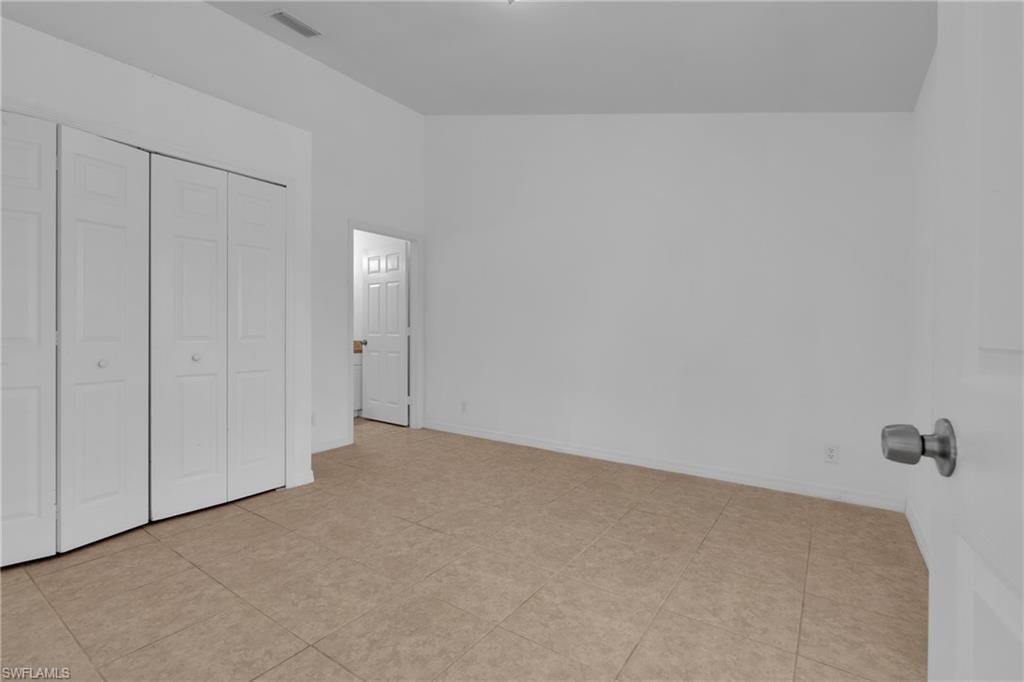 Tile flooring throughout