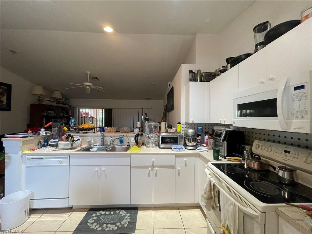 Many cabinets