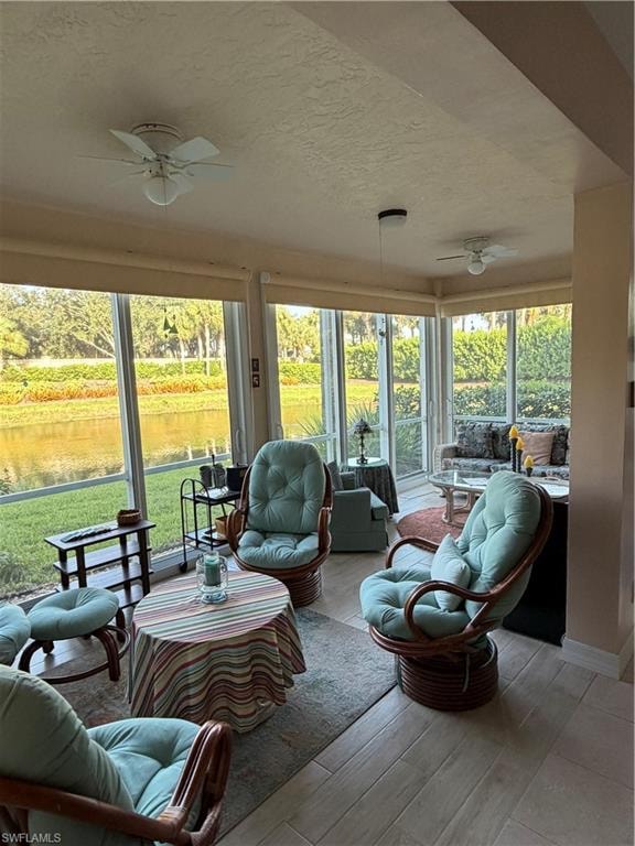Enclosed Florida Room with beautiful lake view