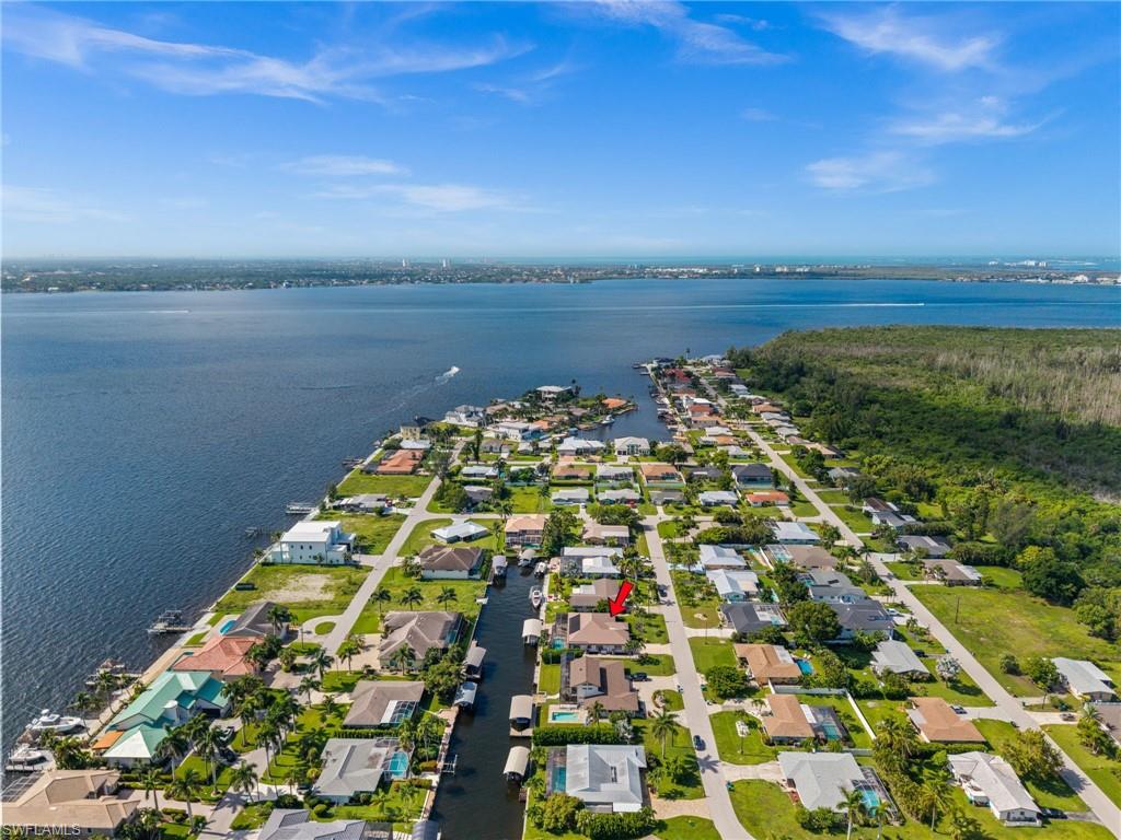Great location at the Southern tip of Cape Coral