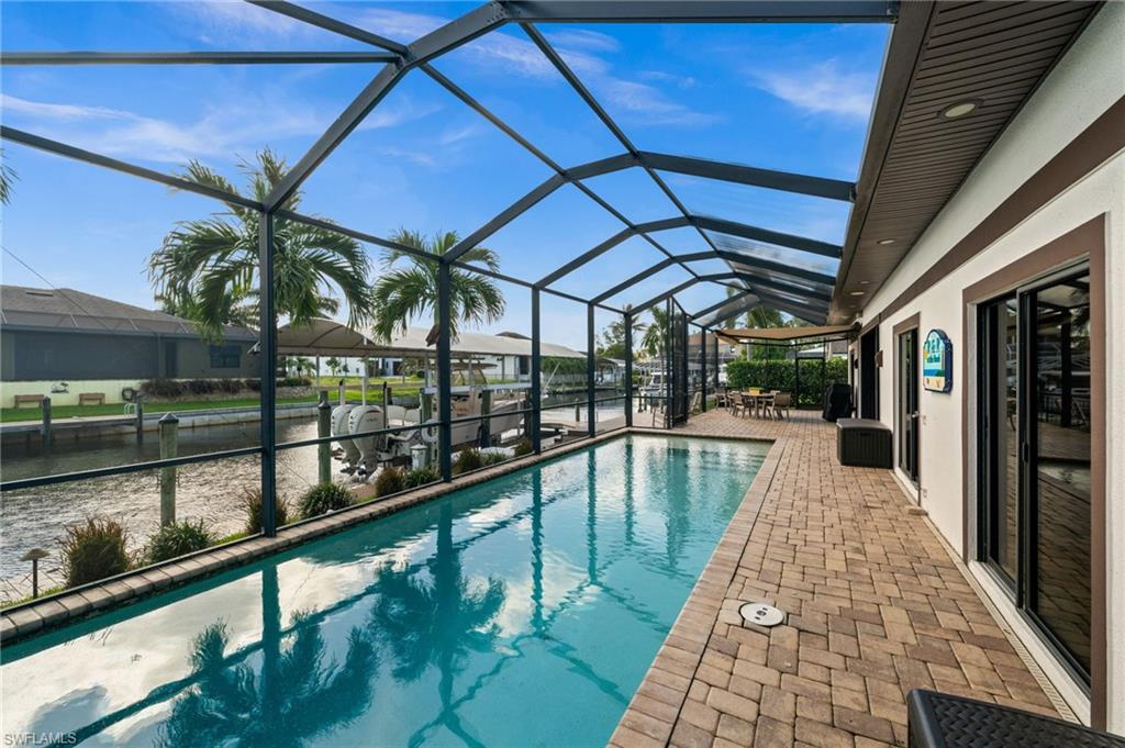 35 foot long heated pool is ideal for swimming laps!