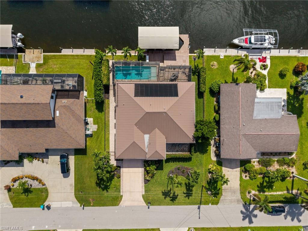Straight down Aerial view