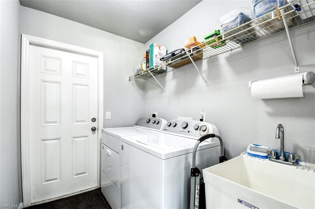 Indoors with soaking sink