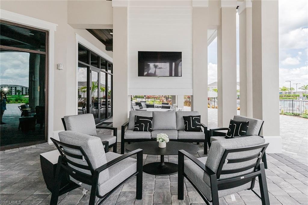 Clubhouse outdoor sitting