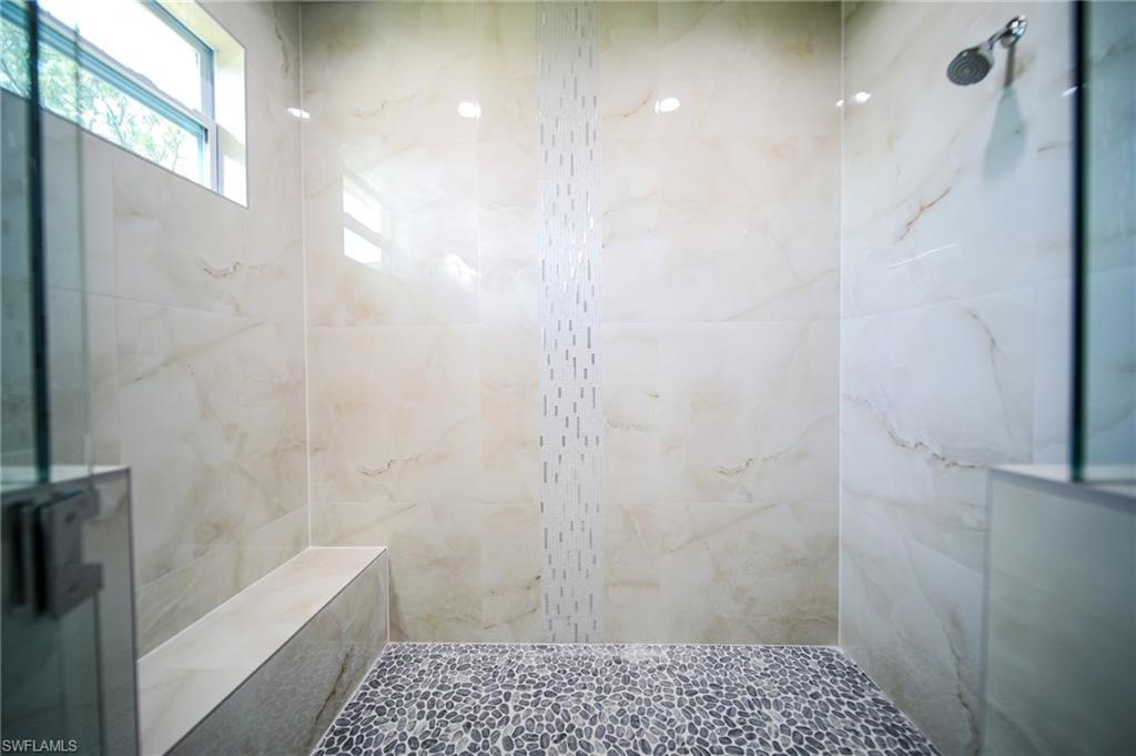 The Huge Master Shower Has Seating!