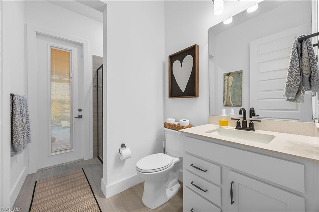 Pool Bathroom. Full bathroom.