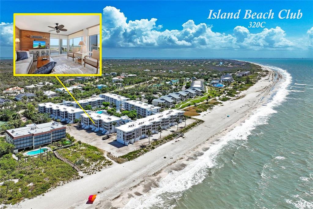 Island Beach Club offers a striking oceanfront community featuring modern multi-story residential buildings with clean architectural lines, direct beach access along pristine sandy shores, and expansive grounds with mature landscaping