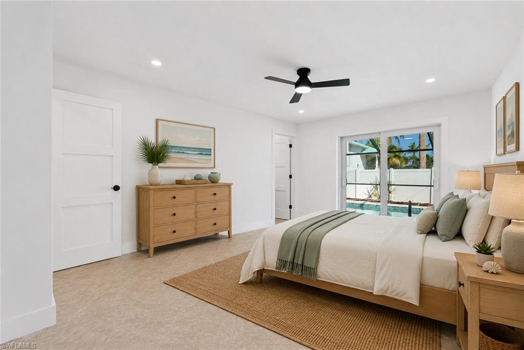 Primary Suite virtually staged