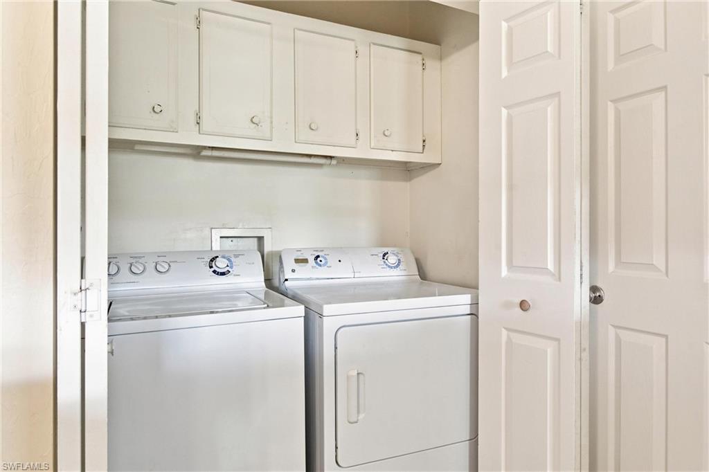Launrdy inside the unit
