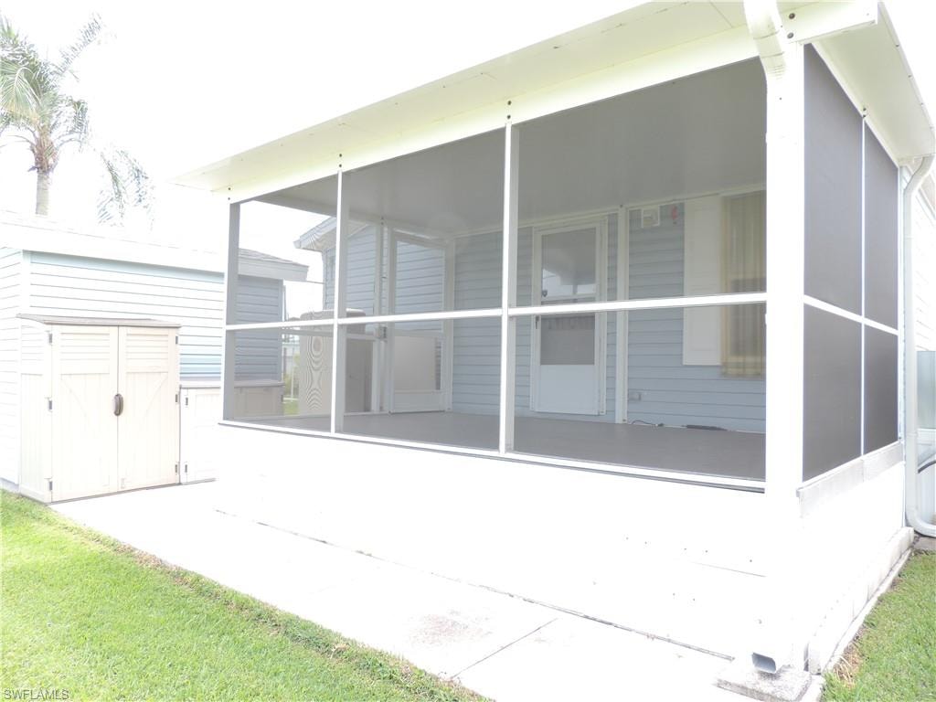 Rear porch