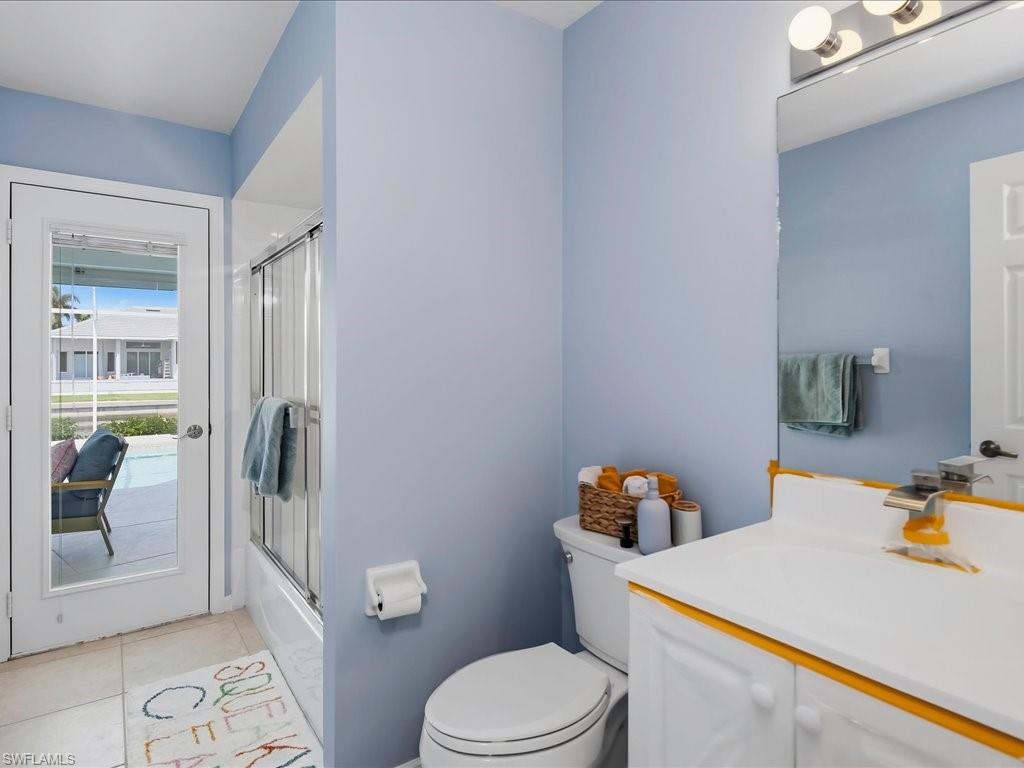 freshly painted guest bath