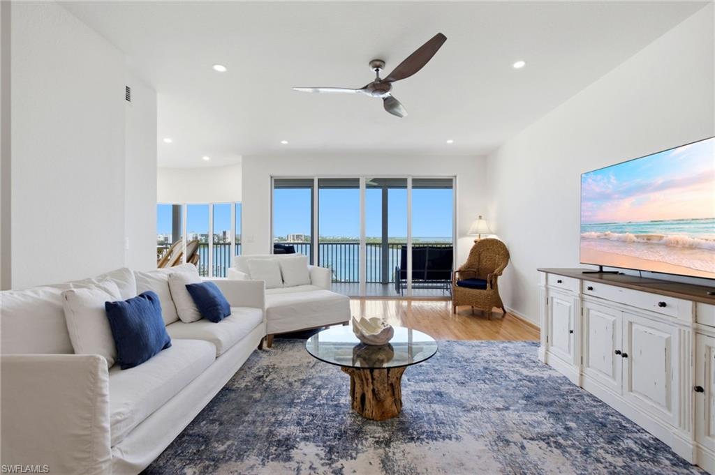 Views, views, views—an extraordinary panorama of Estero Bay takes center stage, creating a breathtaking backdrop throughout the residence.