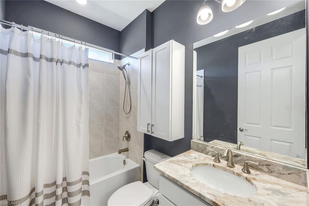 Built-in vanity with a