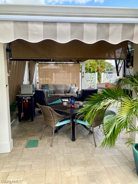 View of patio / terrace with an outdoor hangout area