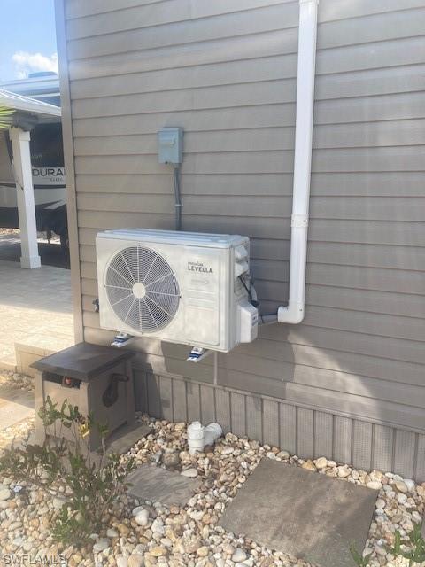 Exterior details featuring ac unit