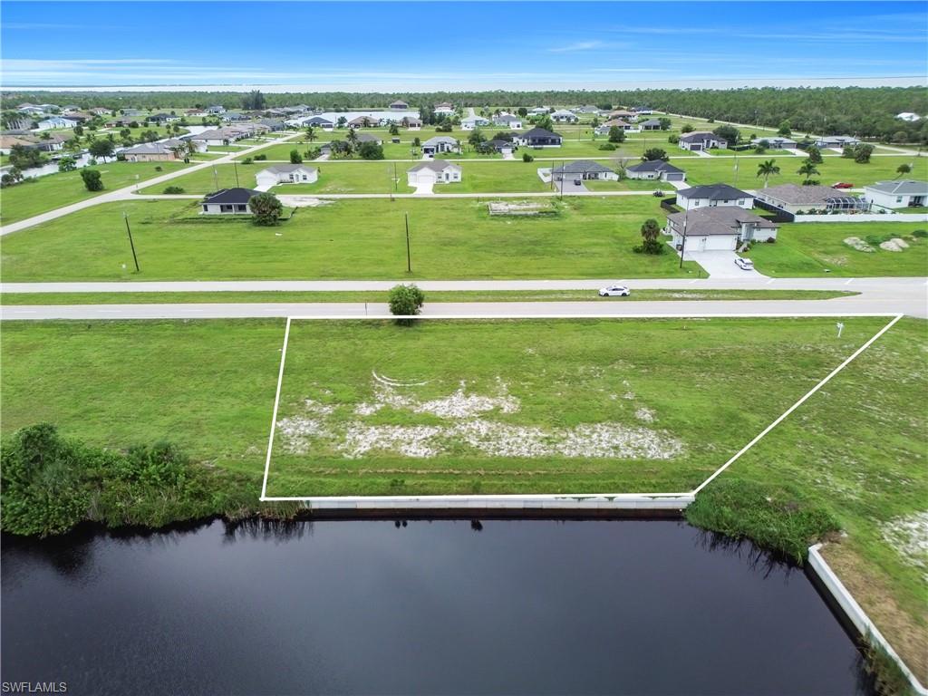 back, looking West