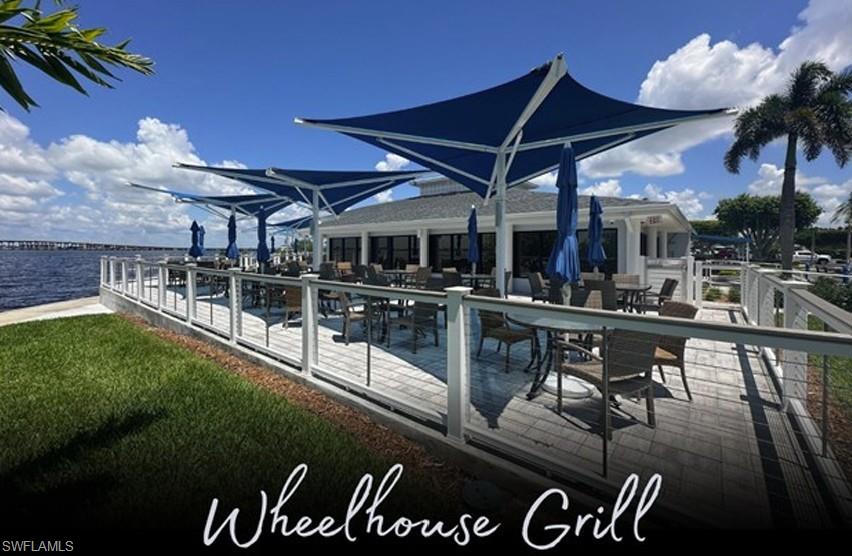 Waterfront dining