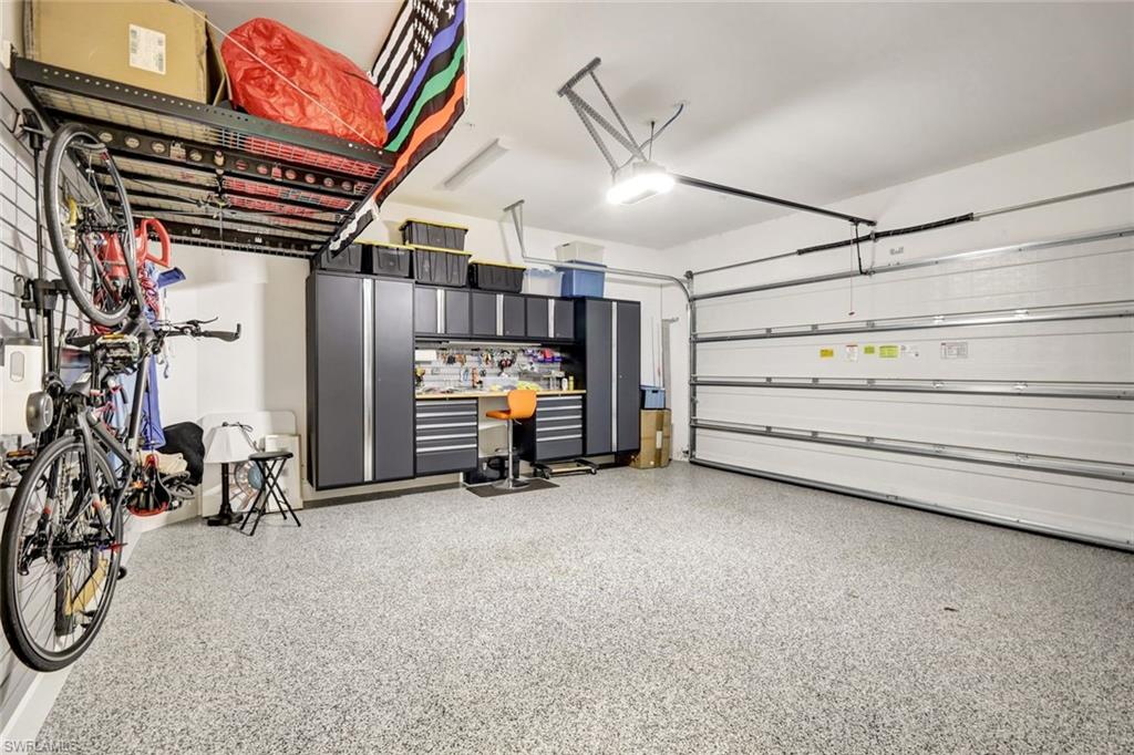 Built in cabinets/workstation and storage rack