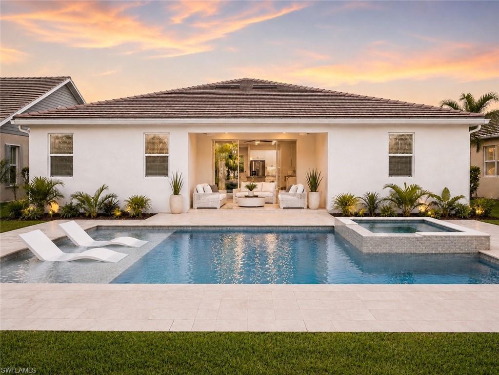Conceptual rendering illustrating the potential for a future pool and outdoor living space. Contractor quote available upon request.