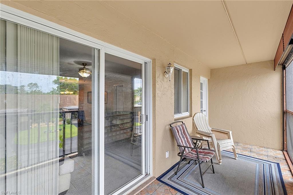 Balcony off Master bedroom, and Family room.