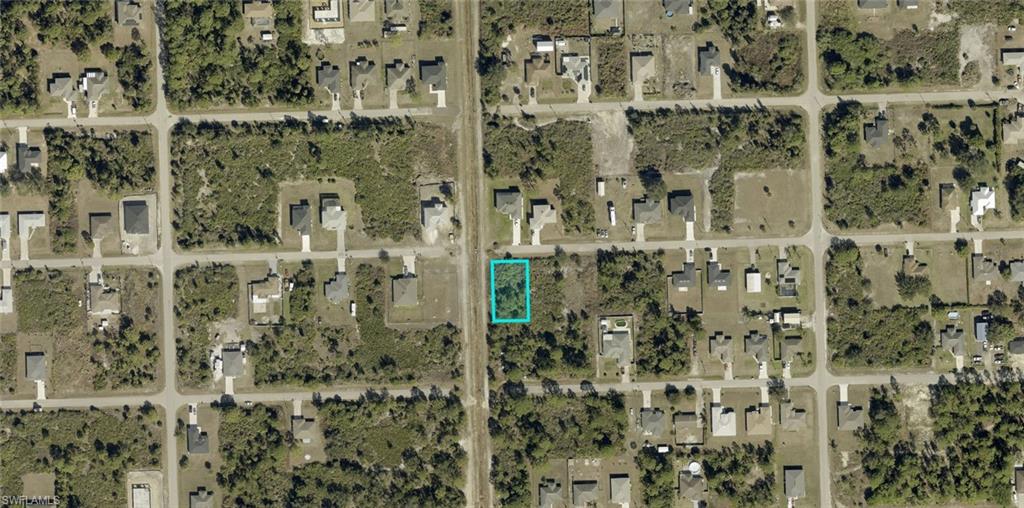 Aerial Map. Depicting the location and boundaries of the property within a developed area