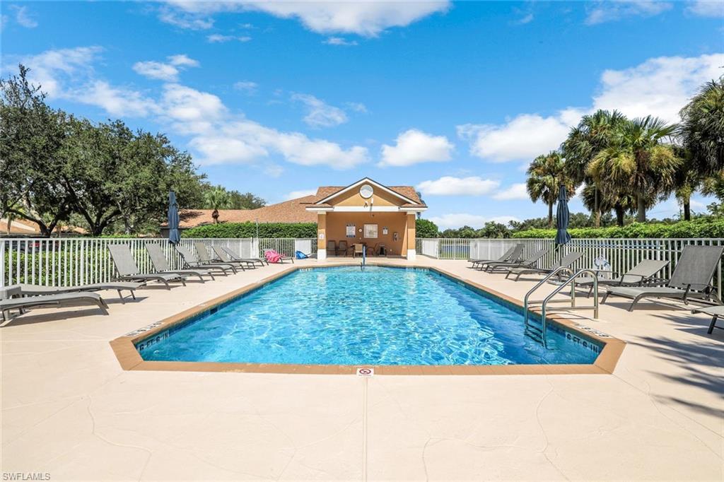 Community pool steps from the home.