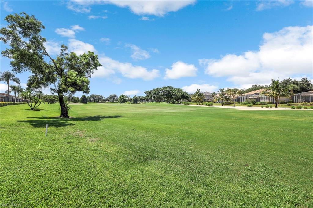View of the golf course