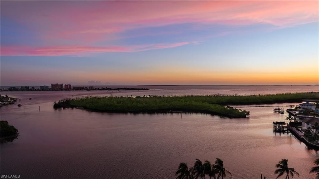Waterfront setting with direct access to open water